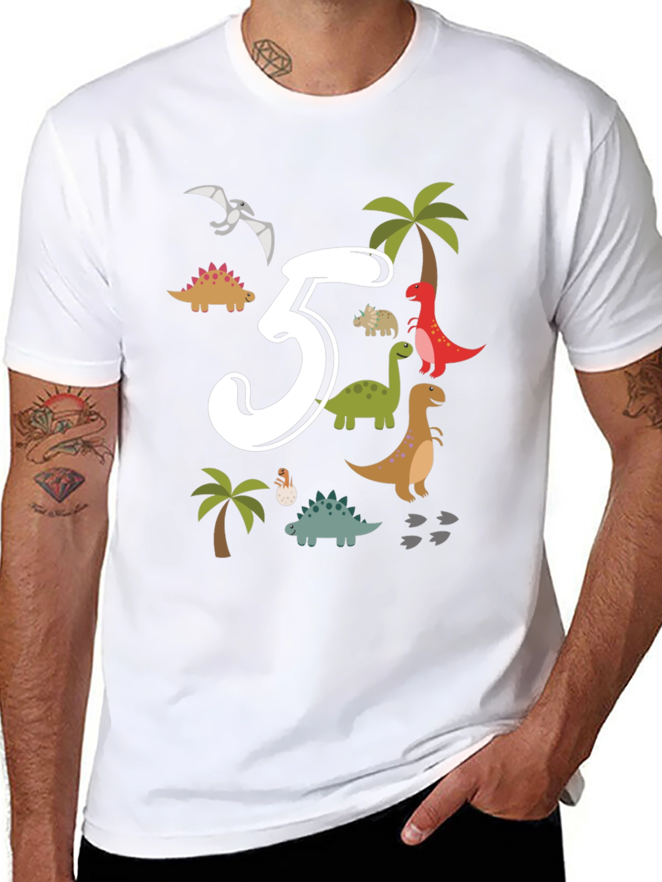 Dinosaur 5th Birthday T-Shirt