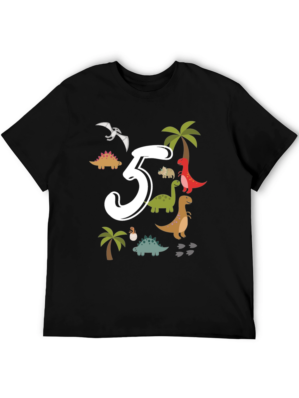 Dinosaur 5th Birthday T-Shirt
