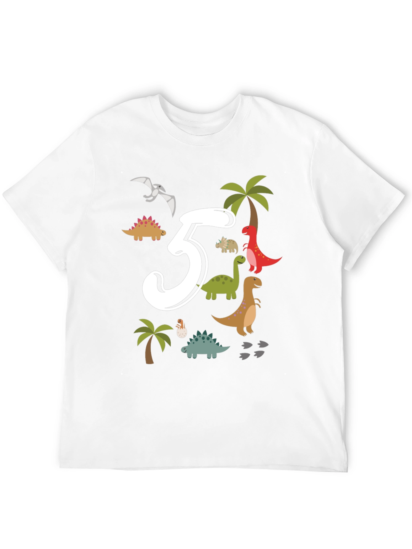 Dinosaur 5th Birthday T-Shirt
