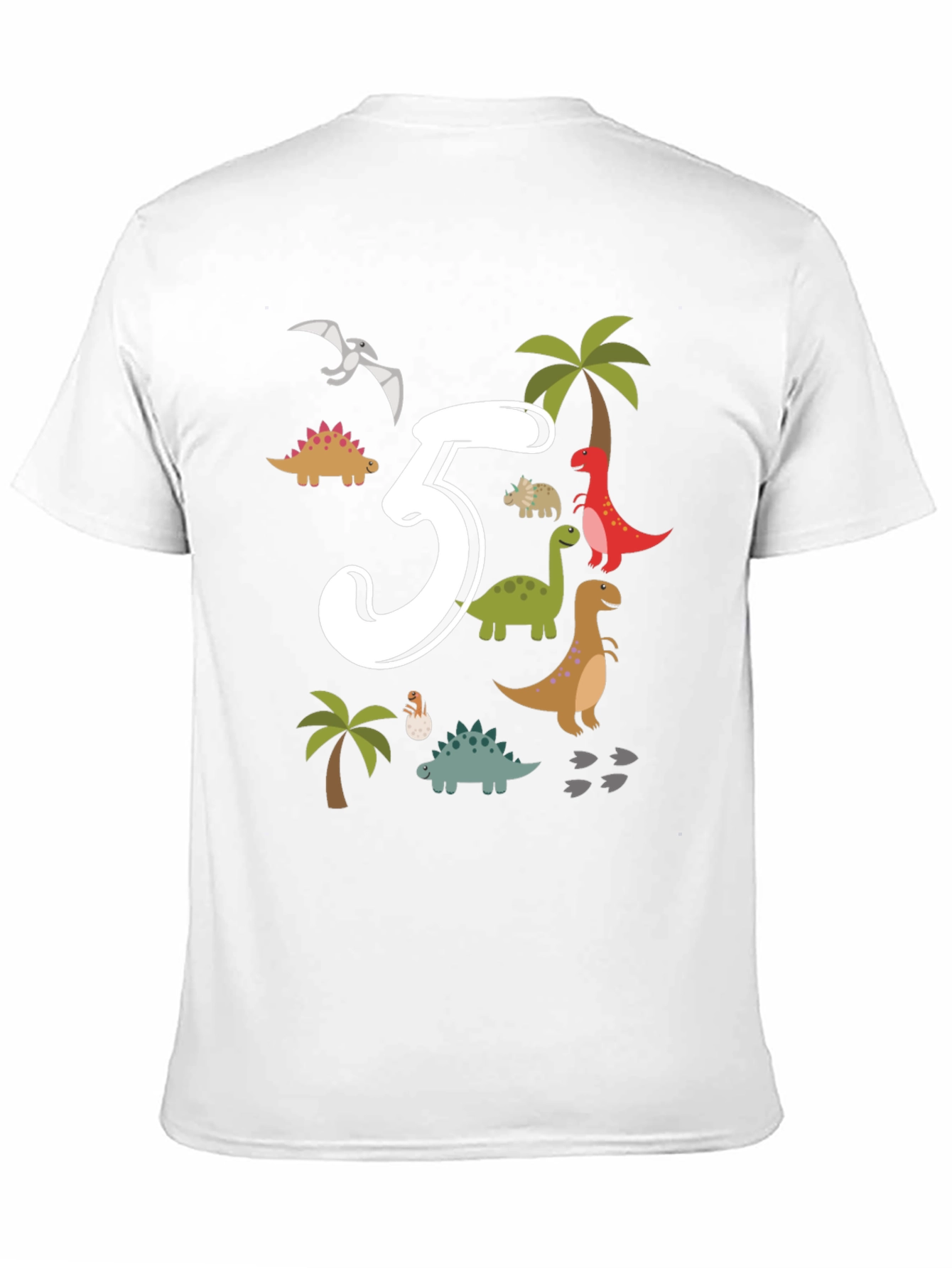 Dinosaur 5th Birthday T-Shirt