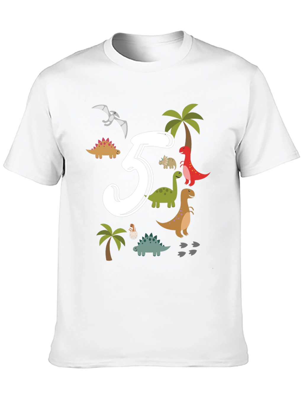 Dinosaur 5th Birthday T-Shirt