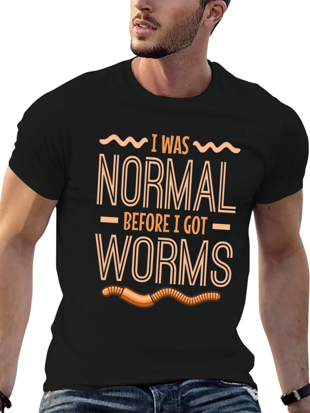 I Was Normal Before Worms T-Shirt