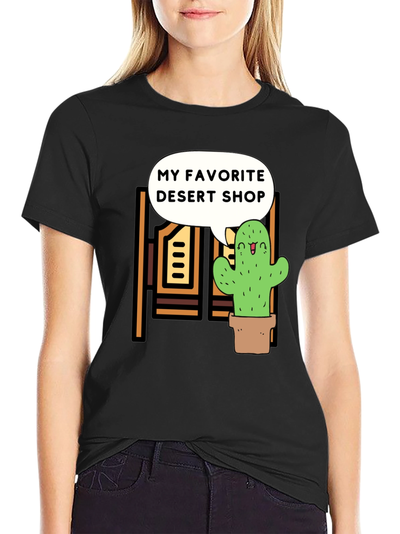 My Favorite Desert Shop T-Shirt Cactus Graphic Tee