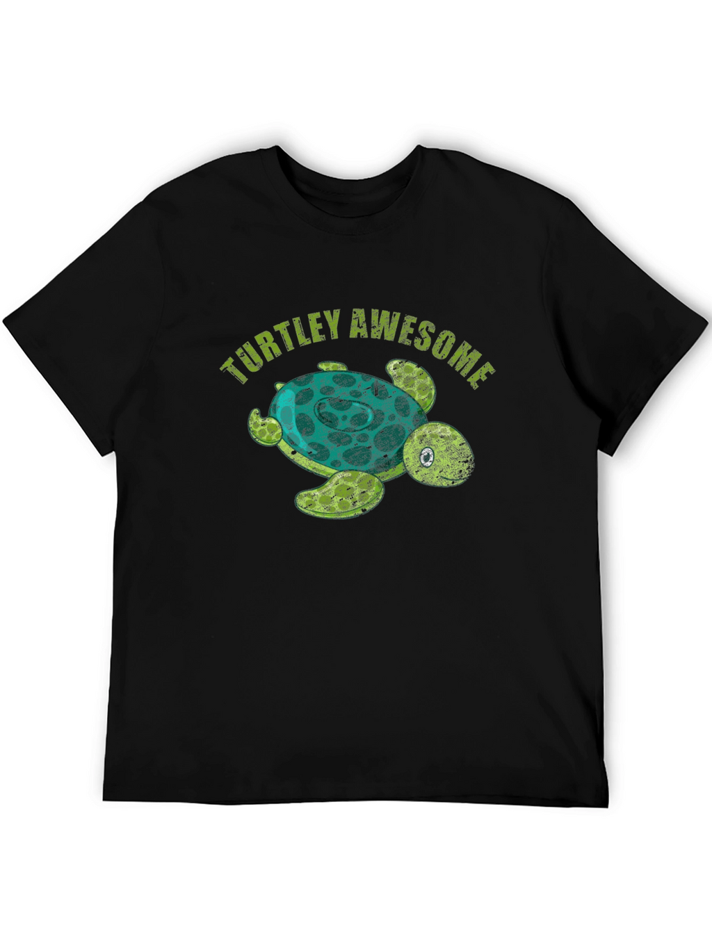 Turtley Awesome Graphic Tee -  Mens Black T-Shirt