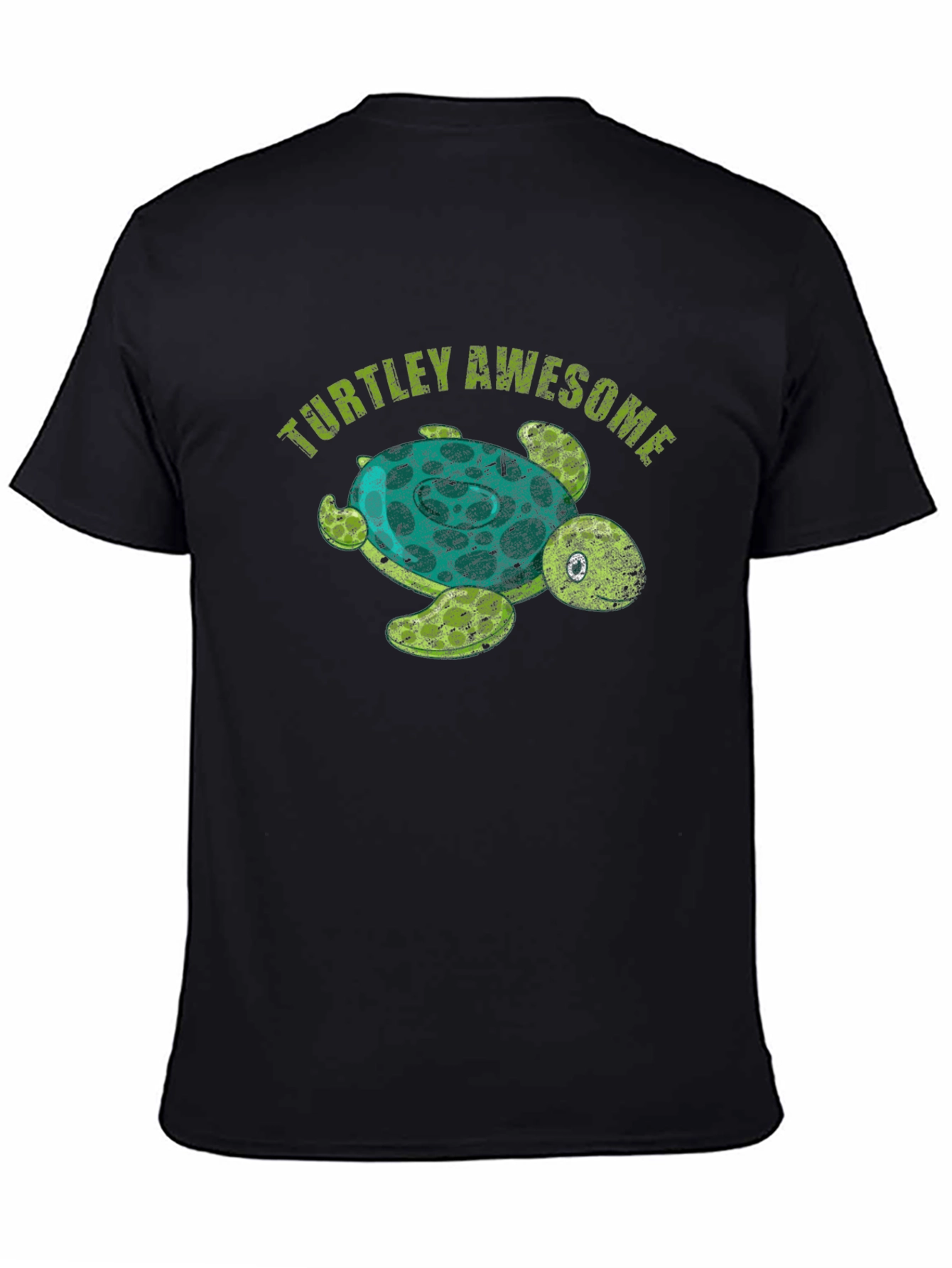 Turtley Awesome Graphic Tee -  Mens Black T-Shirt
