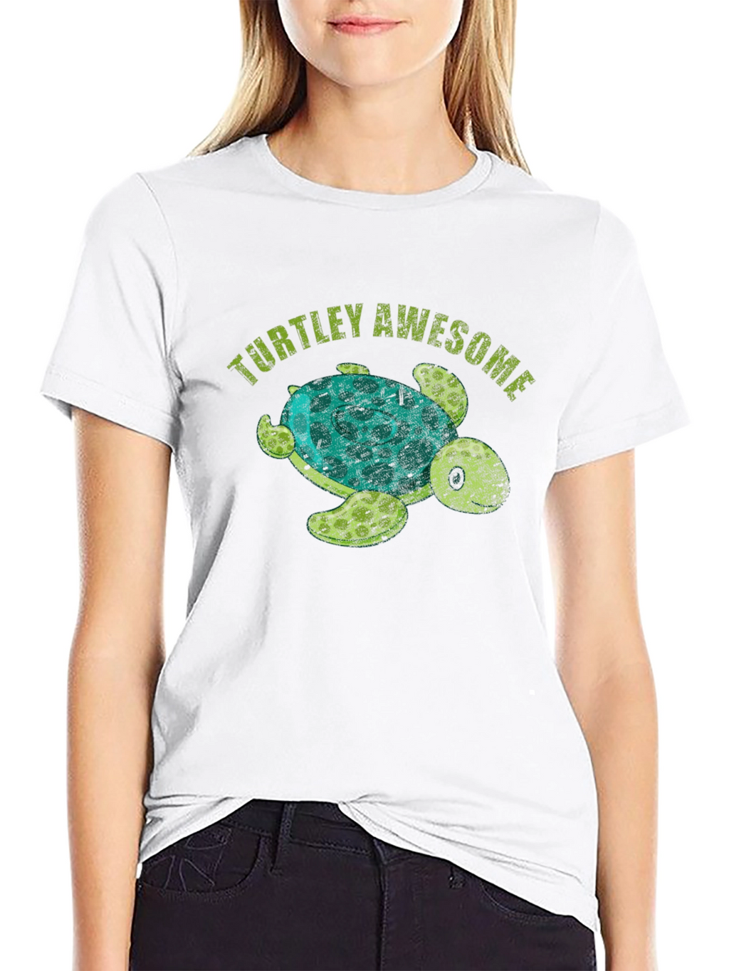 Turtley Awesome Graphic Tee -  Mens Black T-Shirt
