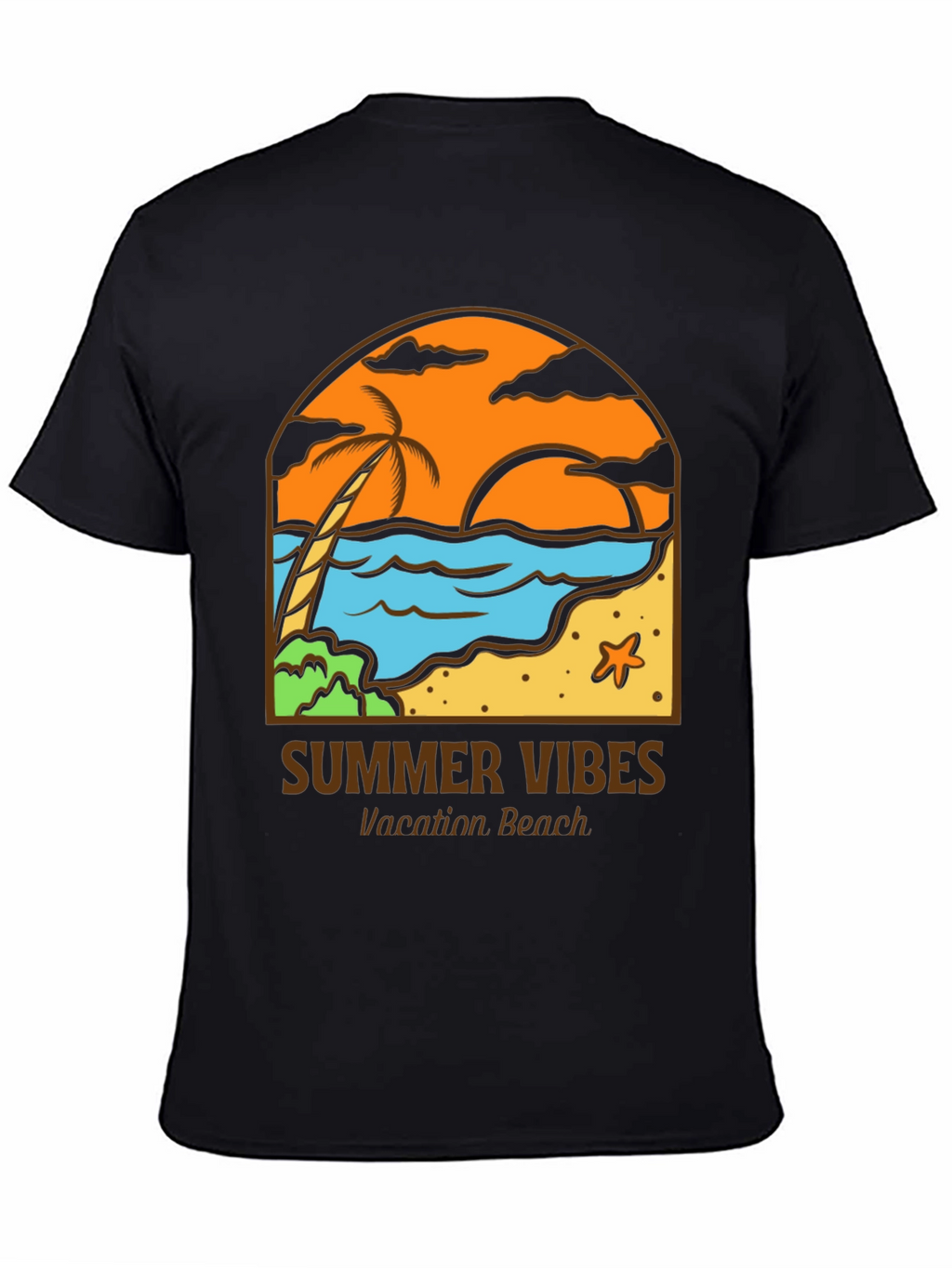 Summer Vibes Graphic Tee - Vacation Beach