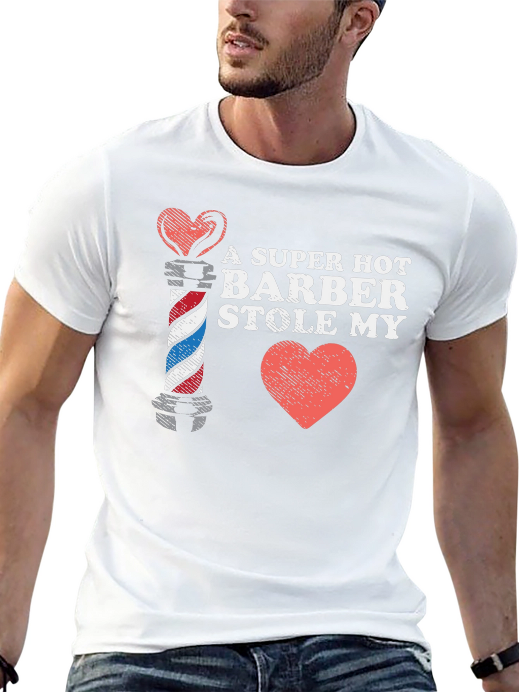 A Super Hot Barber Stole My Heart T-Shirt
