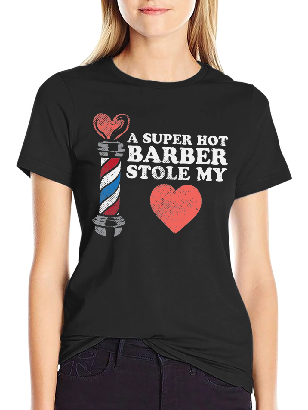 A Super Hot Barber Stole My Heart T-Shirt