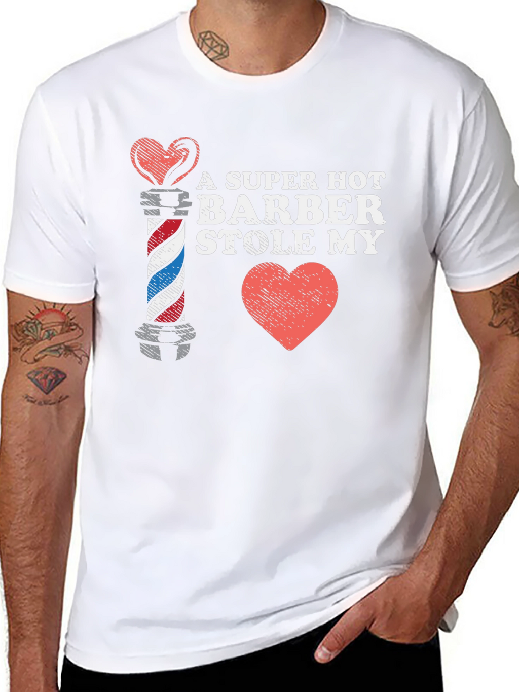 A Super Hot Barber Stole My Heart T-Shirt