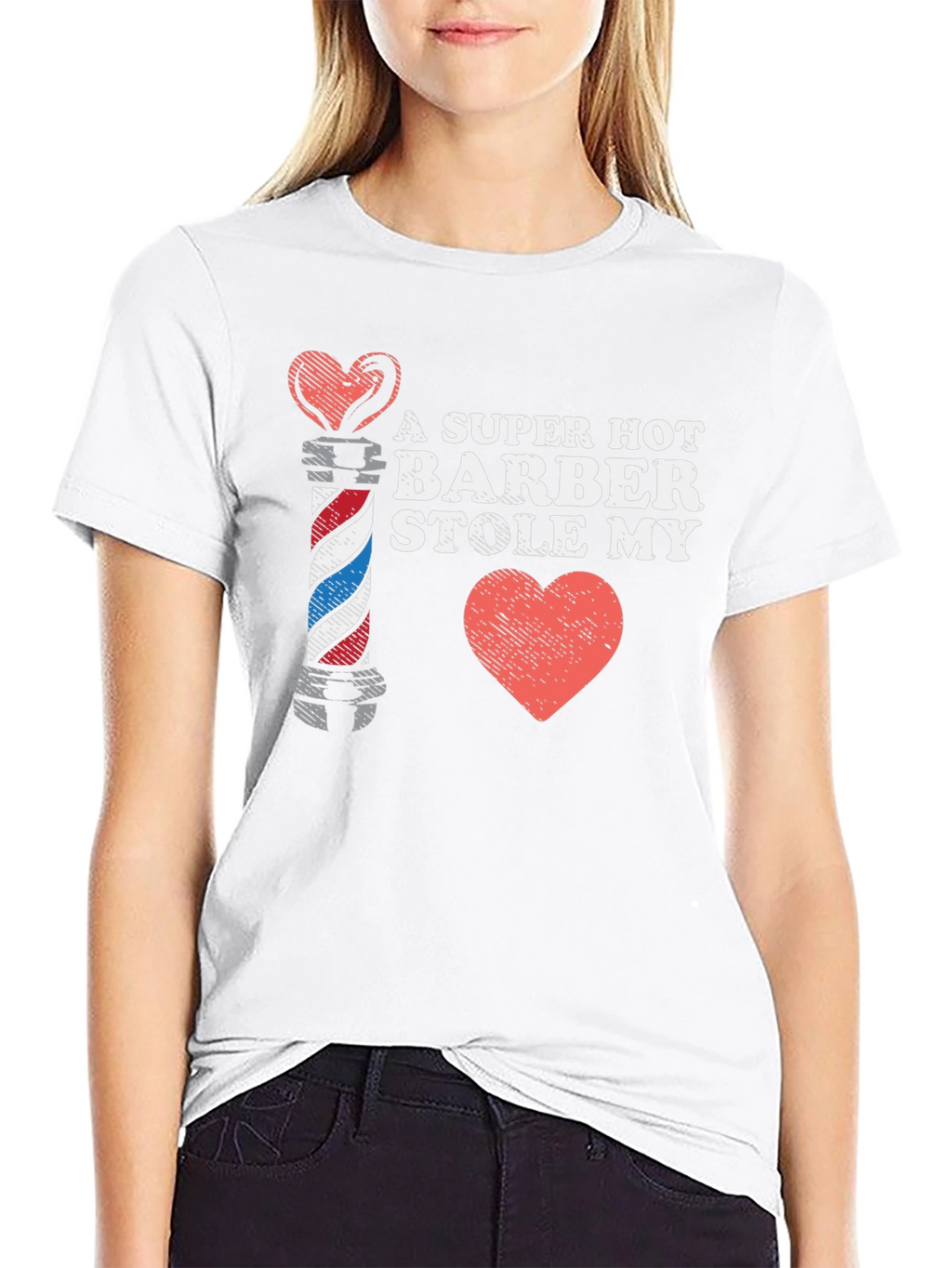 A Super Hot Barber Stole My Heart T-Shirt