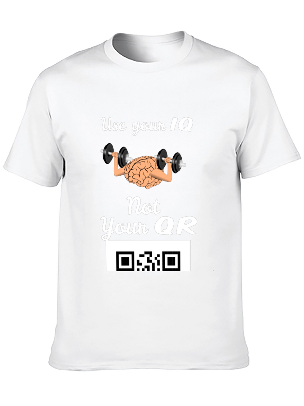 Use Your IQ Funny Graphic T-Shirt