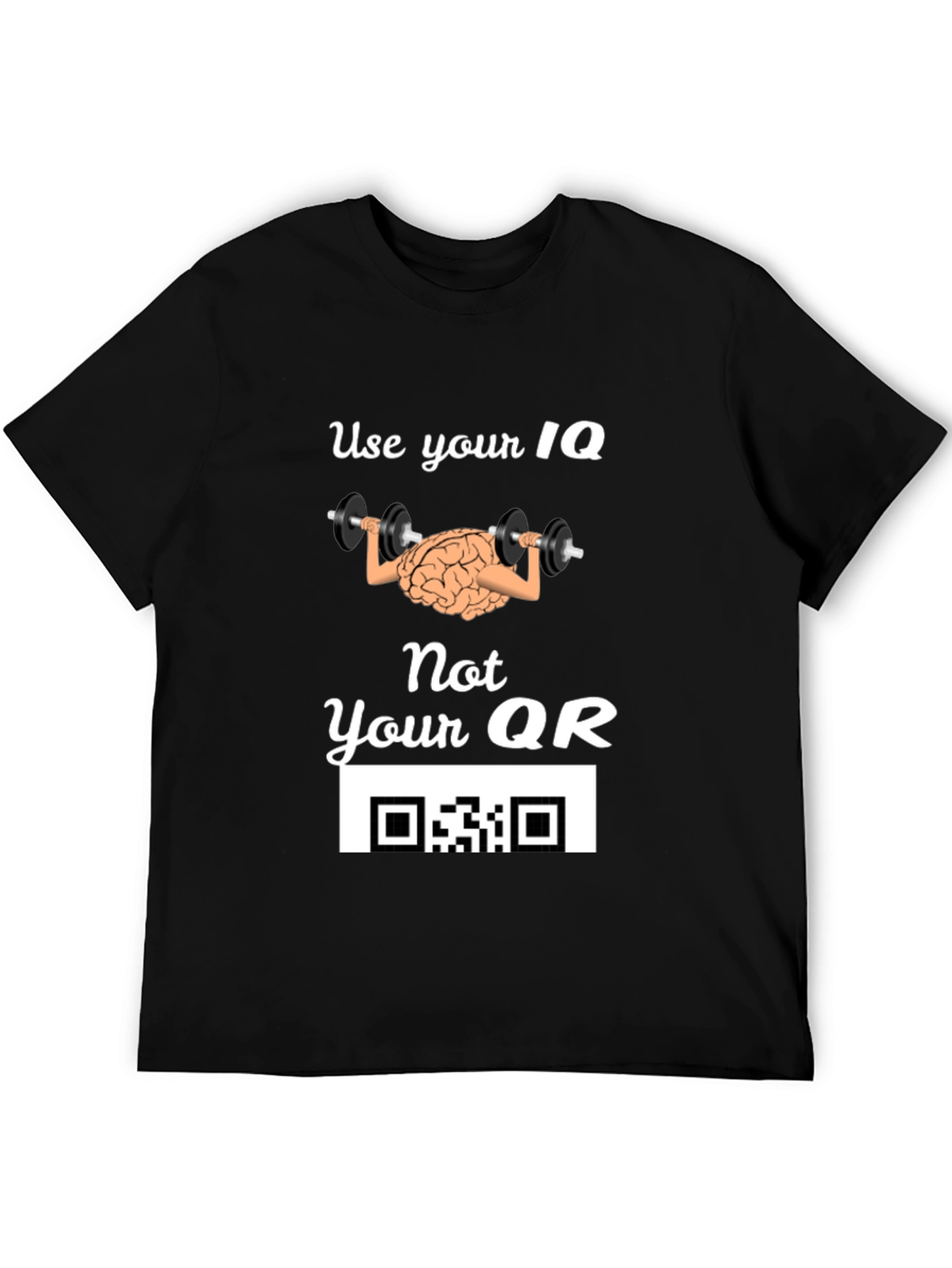 Use Your IQ Funny Graphic T-Shirt