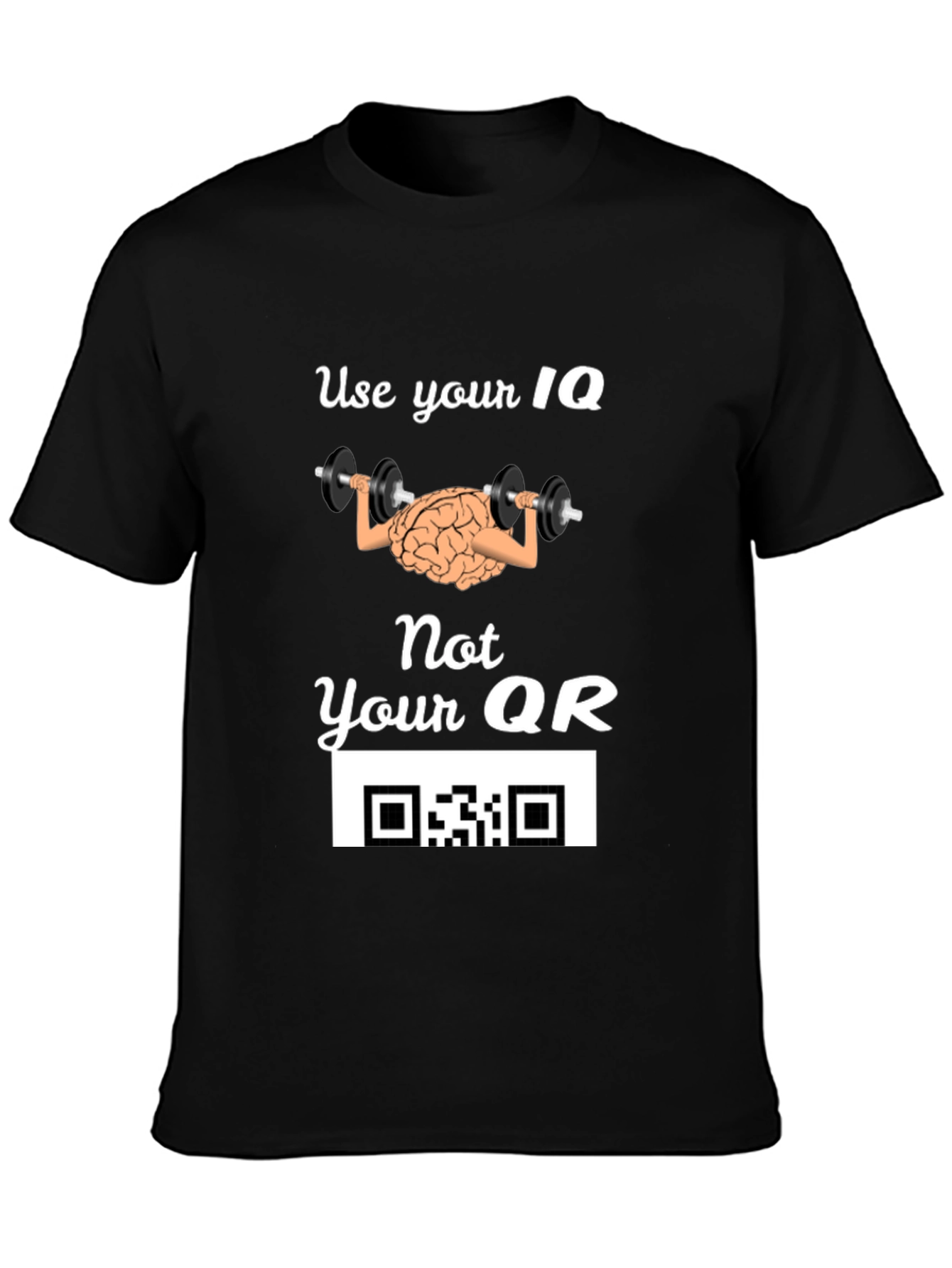 Use Your IQ Funny Graphic T-Shirt