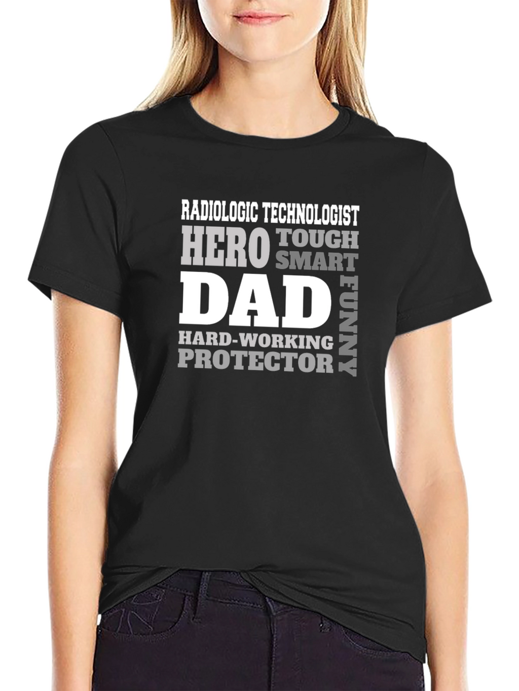 Radiologic Technologist Dad Hero Graphic Tee