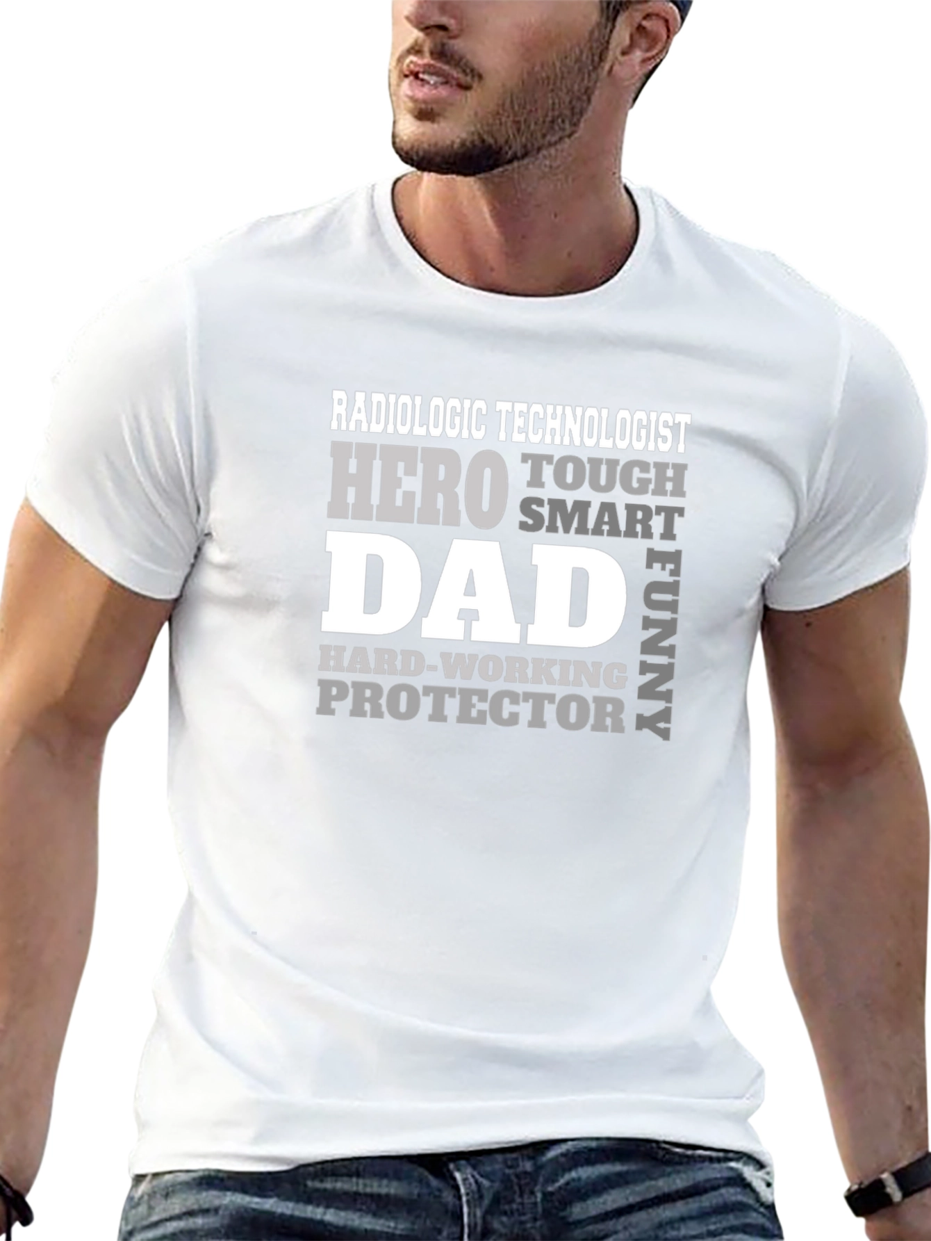 Radiologic Technologist Dad Hero Graphic Tee