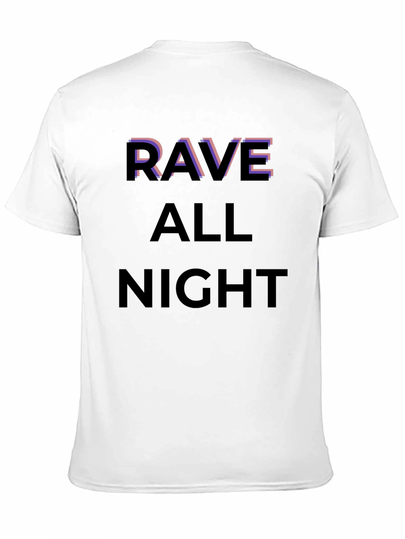 Rave All Night Graphic T-Shirt