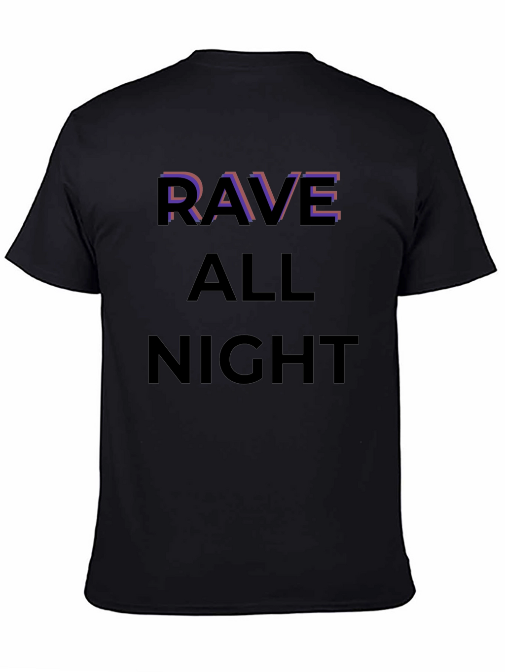 Rave All Night Graphic T-Shirt
