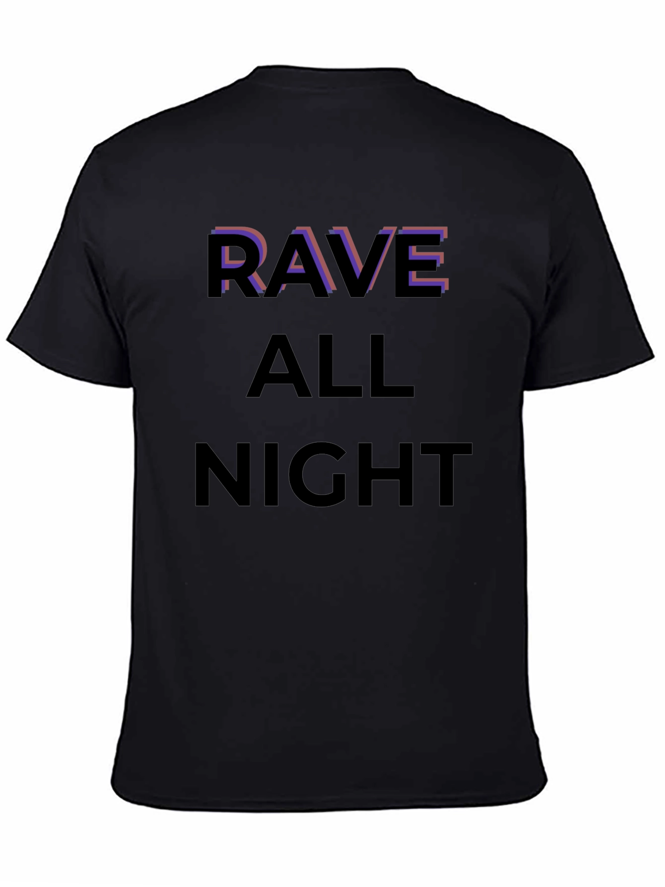 Rave All Night Graphic T-Shirt