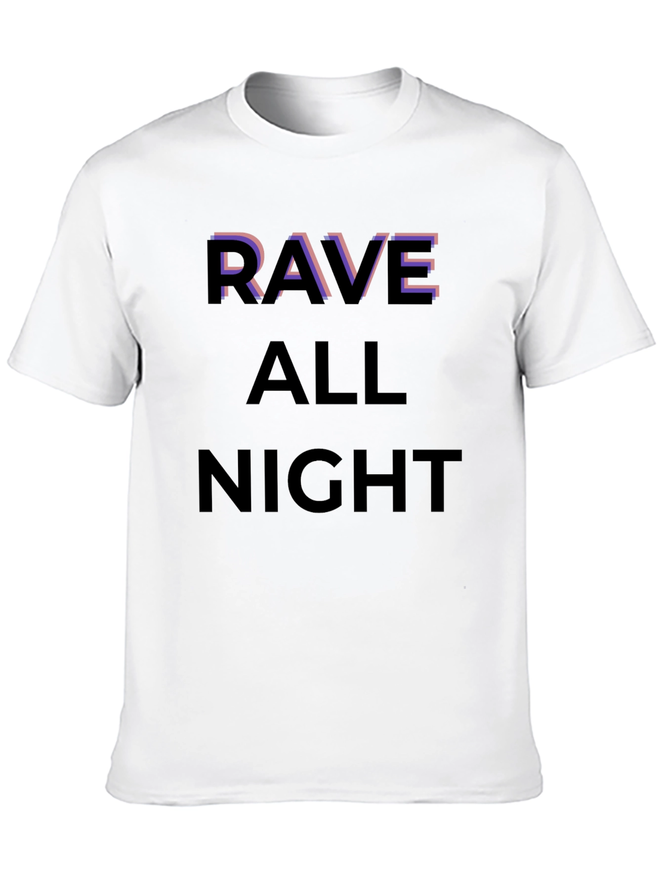 Rave All Night Graphic T-Shirt
