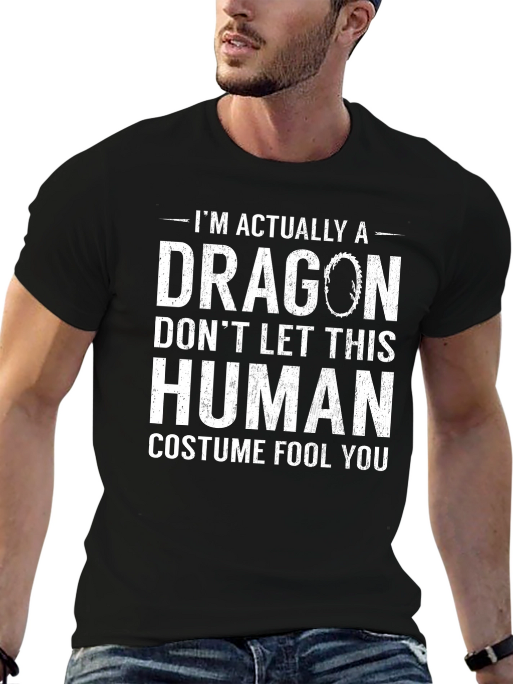 Im Actually a Dragon Mens T-Shirt