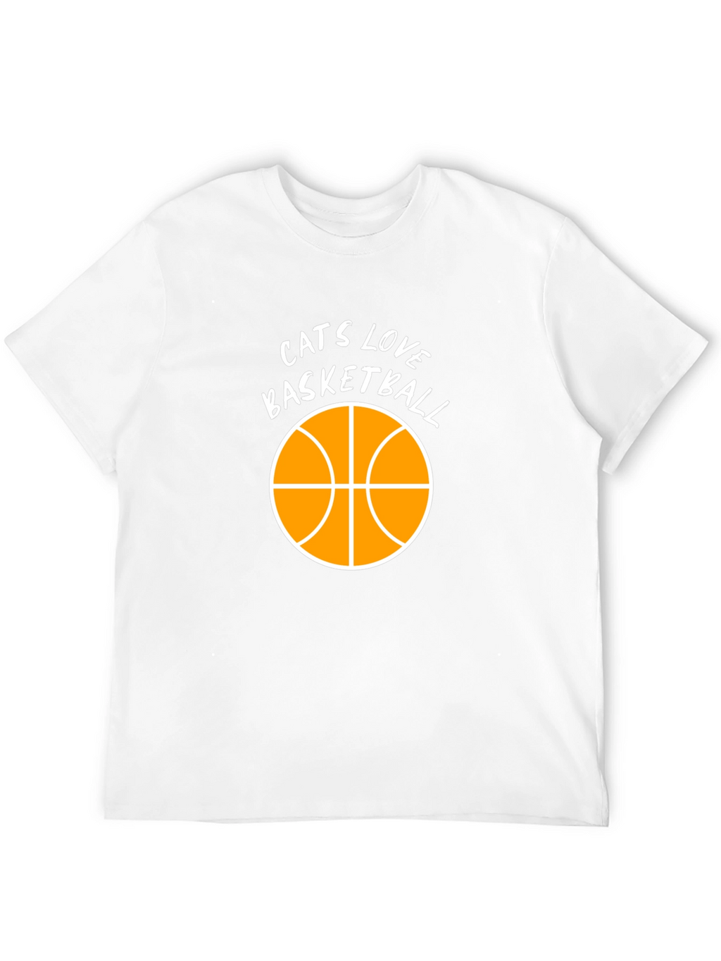 Cats Love Basketball Graphic Tee