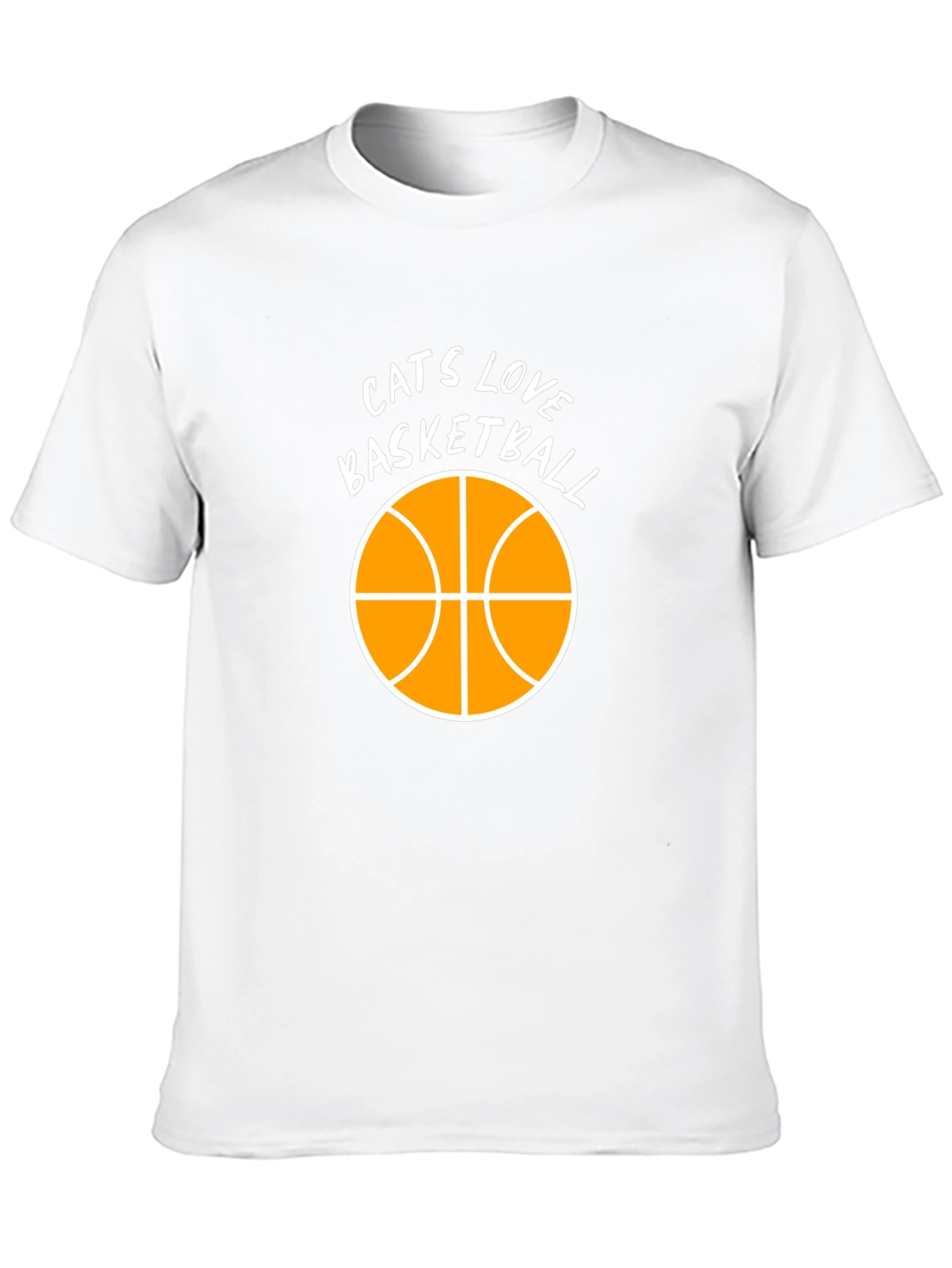 Cats Love Basketball Graphic Tee