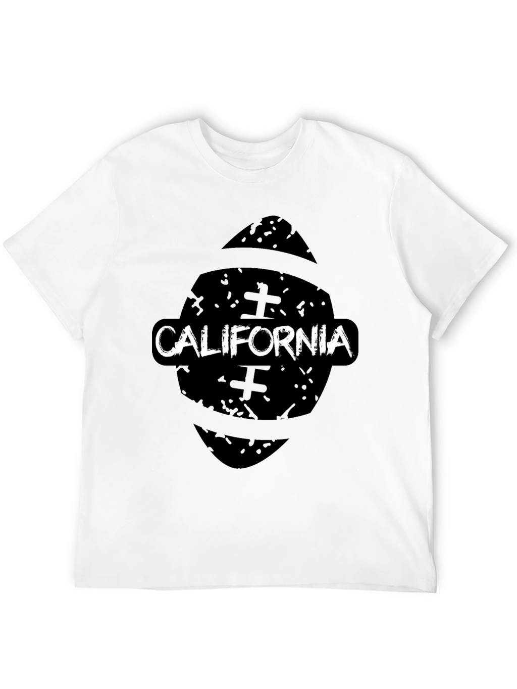 California Football Black Graphic T-Shirt