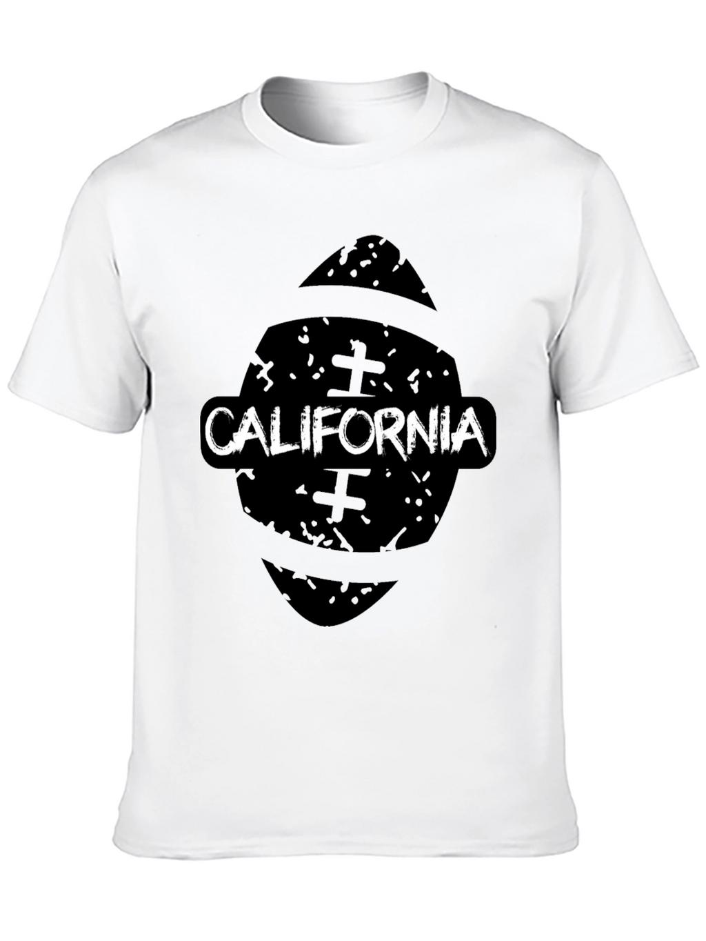 California Football Black Graphic T-Shirt