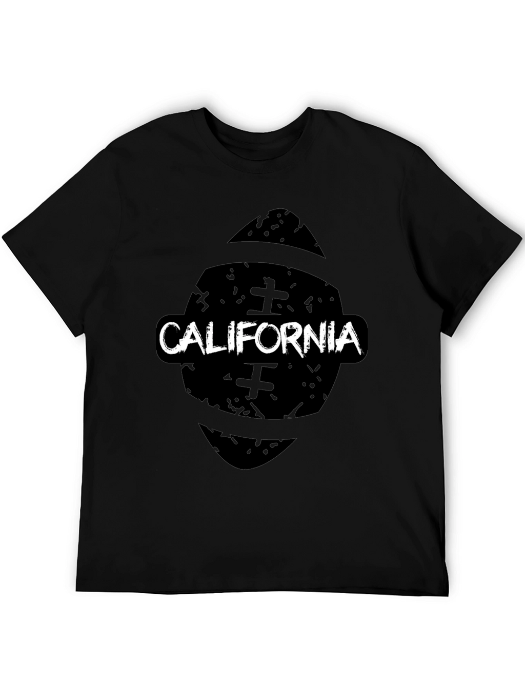 California Football Black Graphic T-Shirt
