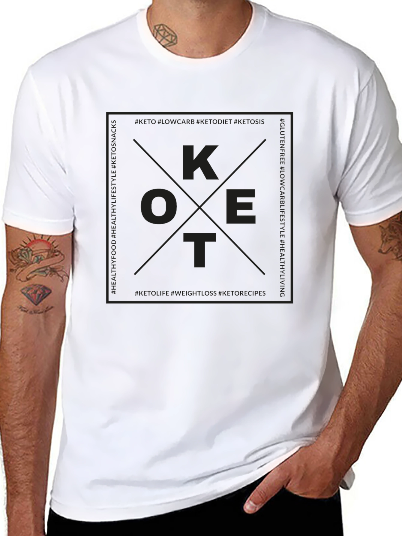 KOET Graphic Print Black T-Shirt