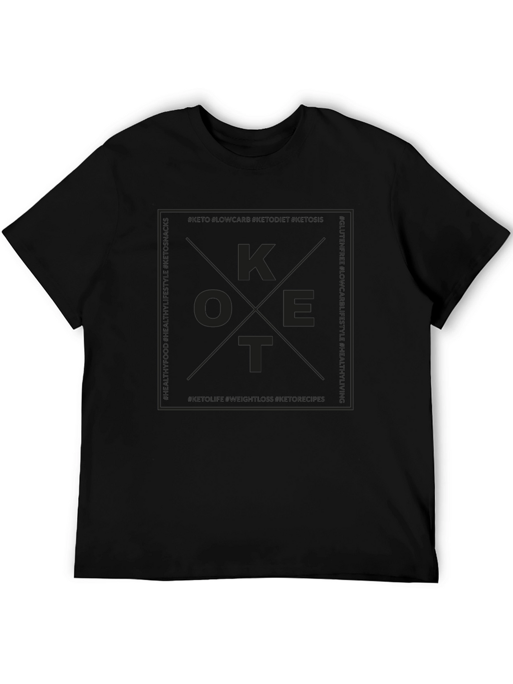 KOET Graphic Print Black T-Shirt