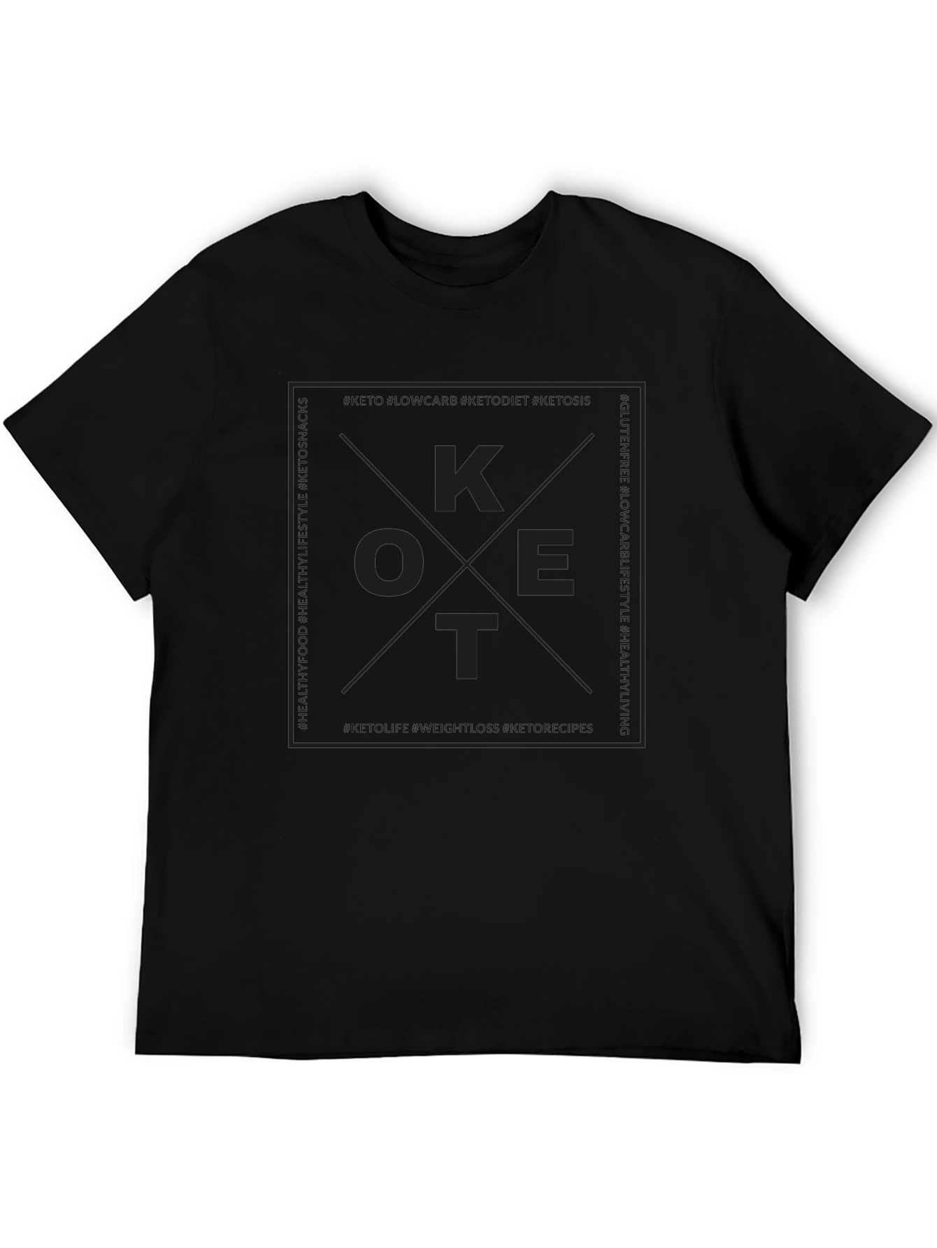 KOET Graphic Print Black T-Shirt