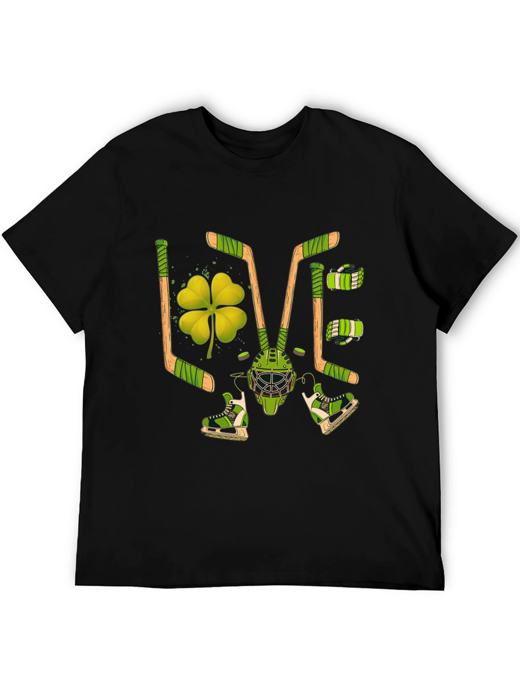 St. Patricks Day Hockey Graphic Tee