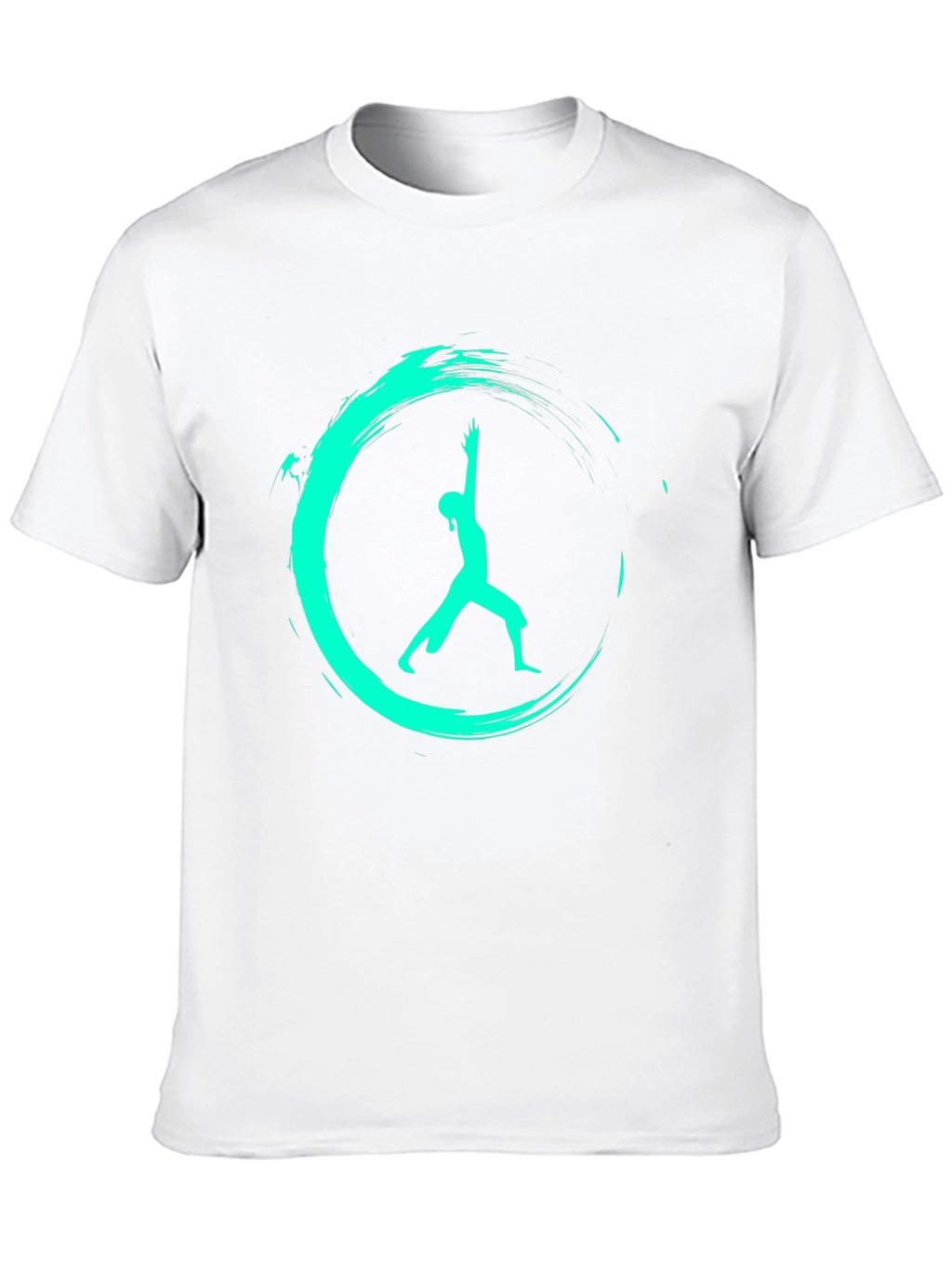 Zen Warrior T-Shirt - Black Yoga Pose Tee