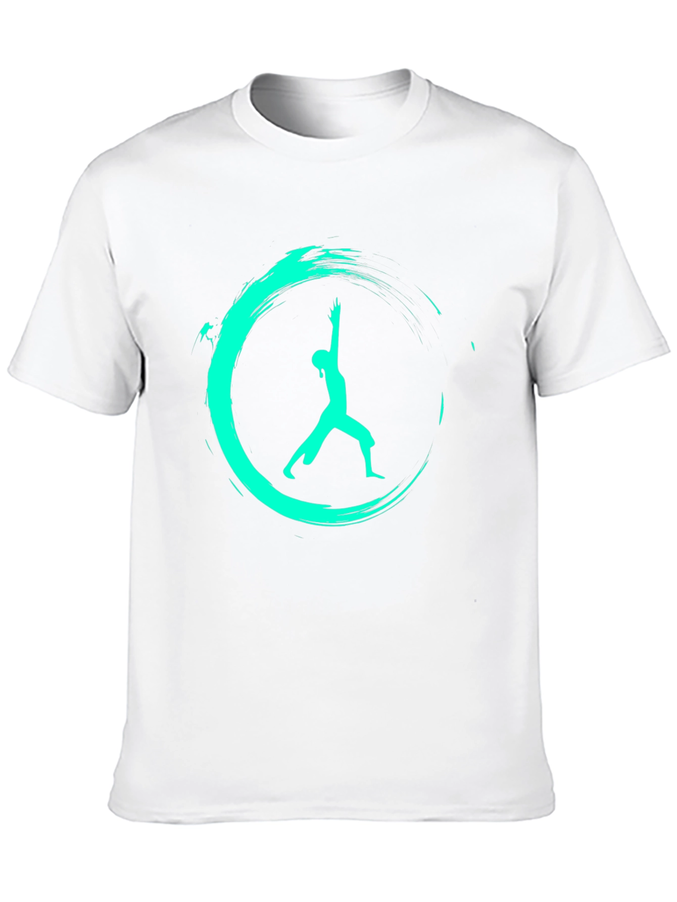 Zen Warrior T-Shirt - Black Yoga Pose Tee