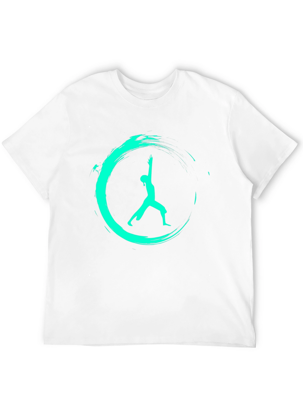 Zen Warrior T-Shirt - Black Yoga Pose Tee