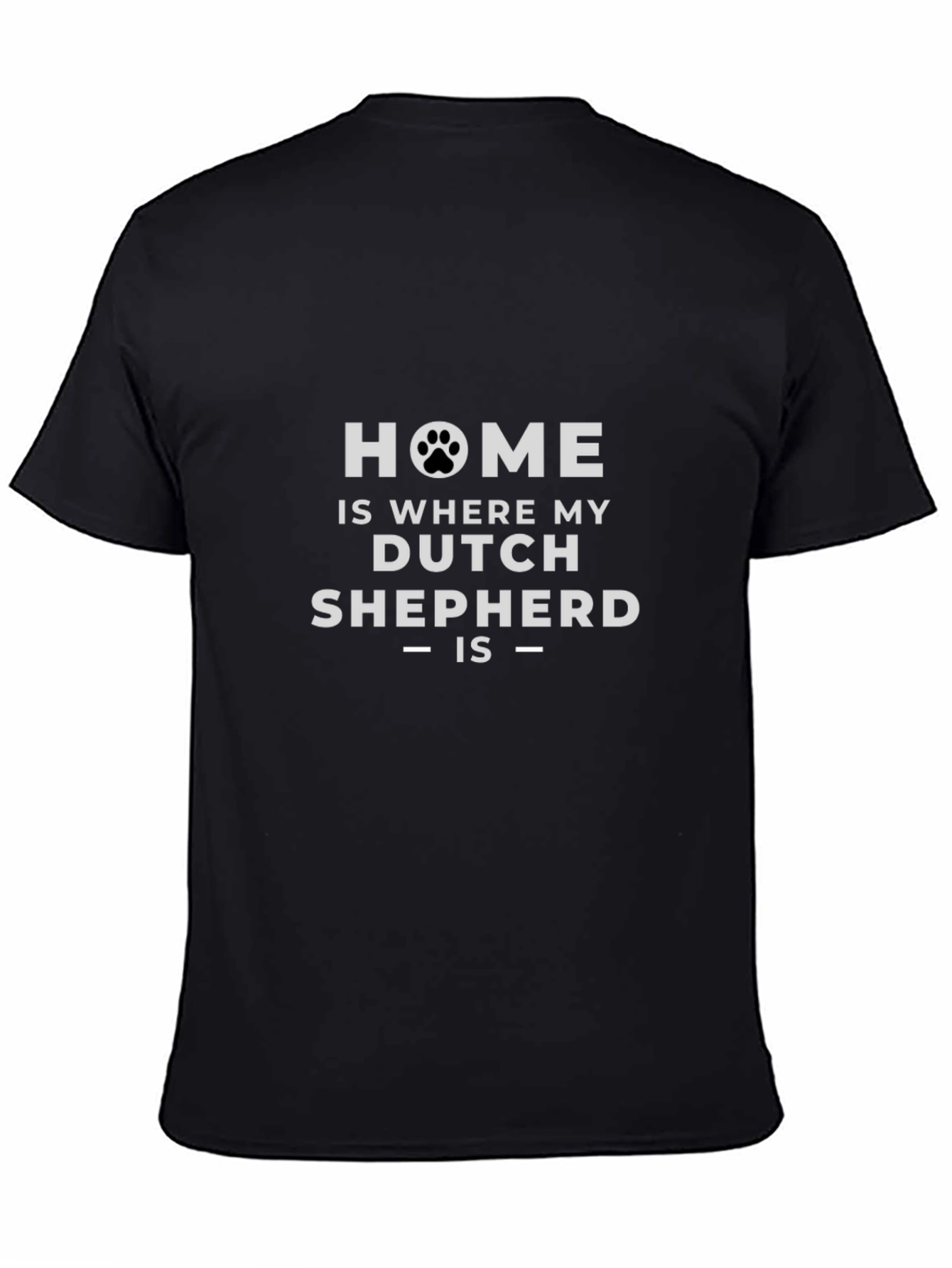 Dutch Shepherd Paw Print T-Shirt