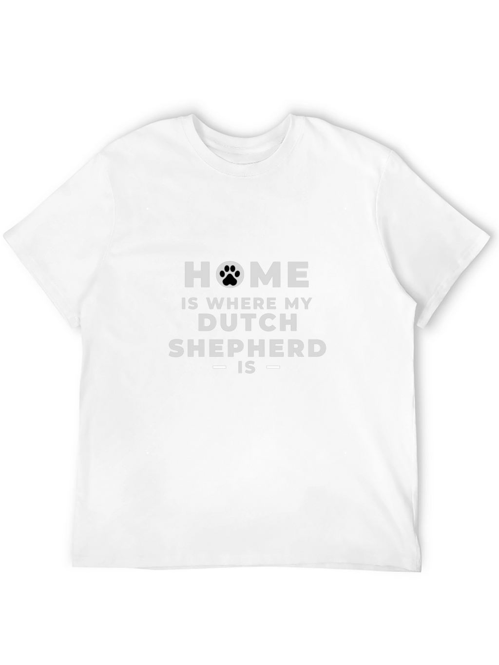 Dutch Shepherd Paw Print T-Shirt