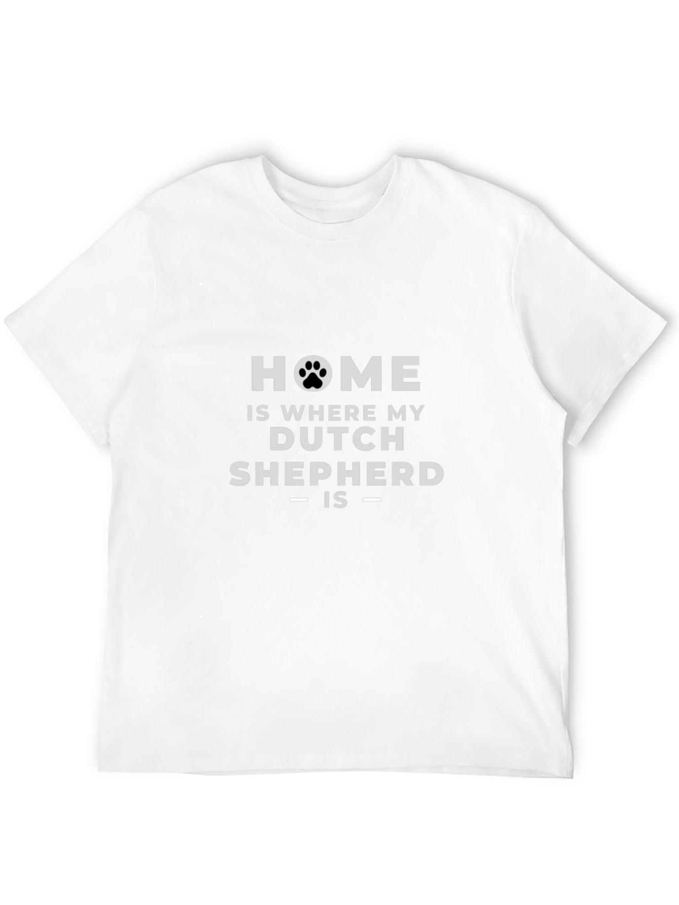 Dutch Shepherd Paw Print T-Shirt