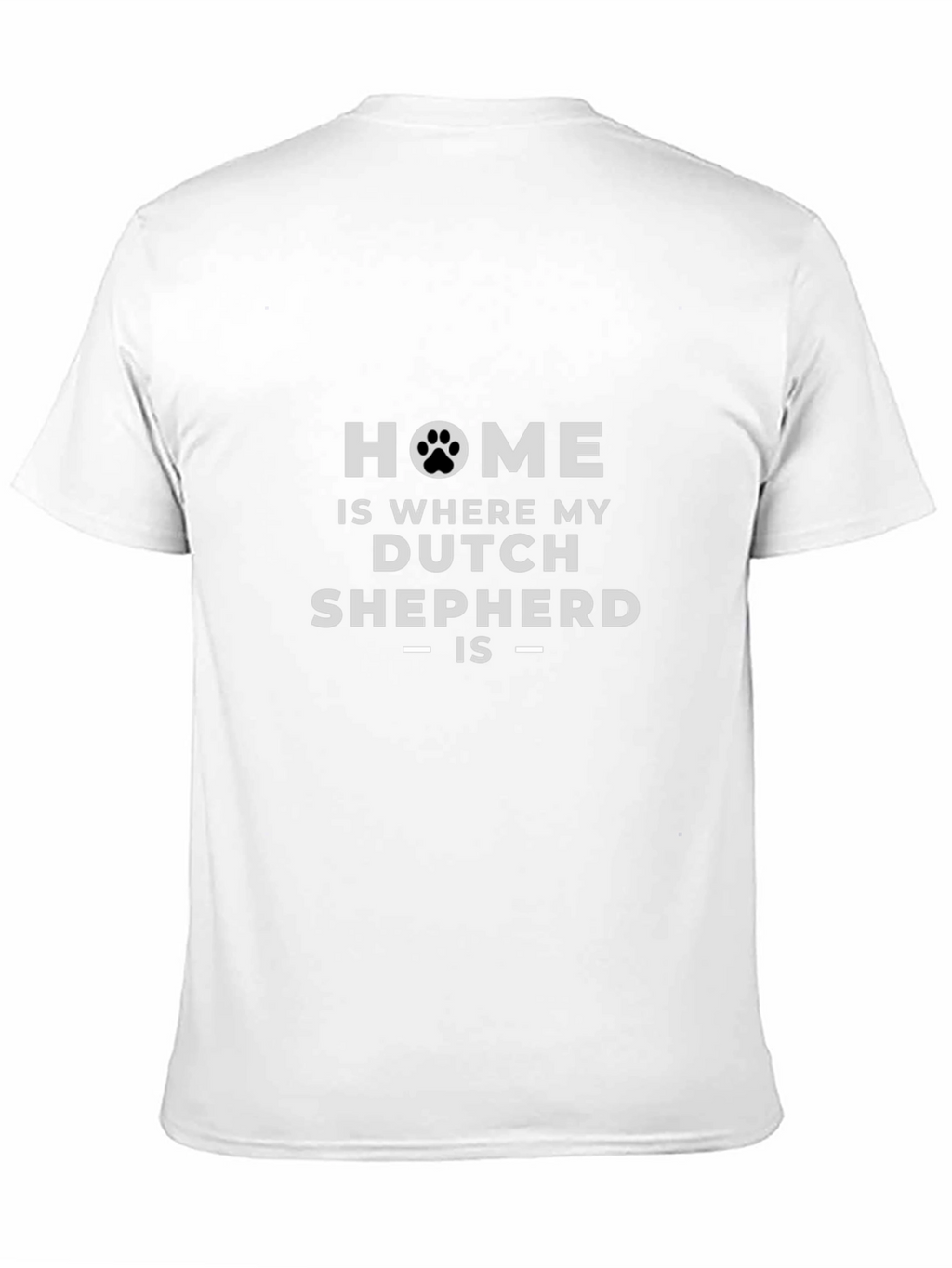 Dutch Shepherd Paw Print T-Shirt