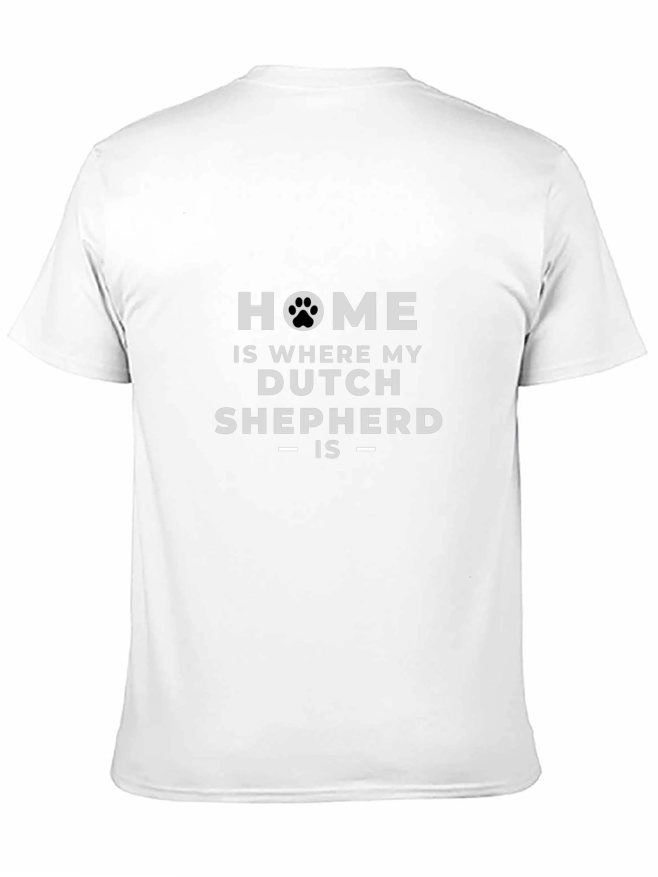 Dutch Shepherd Paw Print T-Shirt