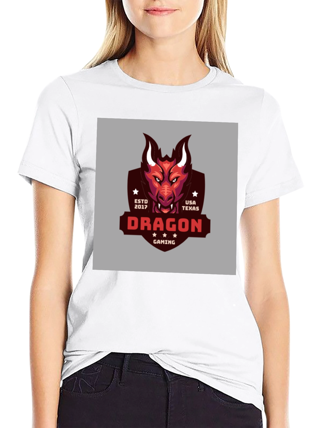 Dragon Gaming T-Shirt - Est 2017 USA Texas