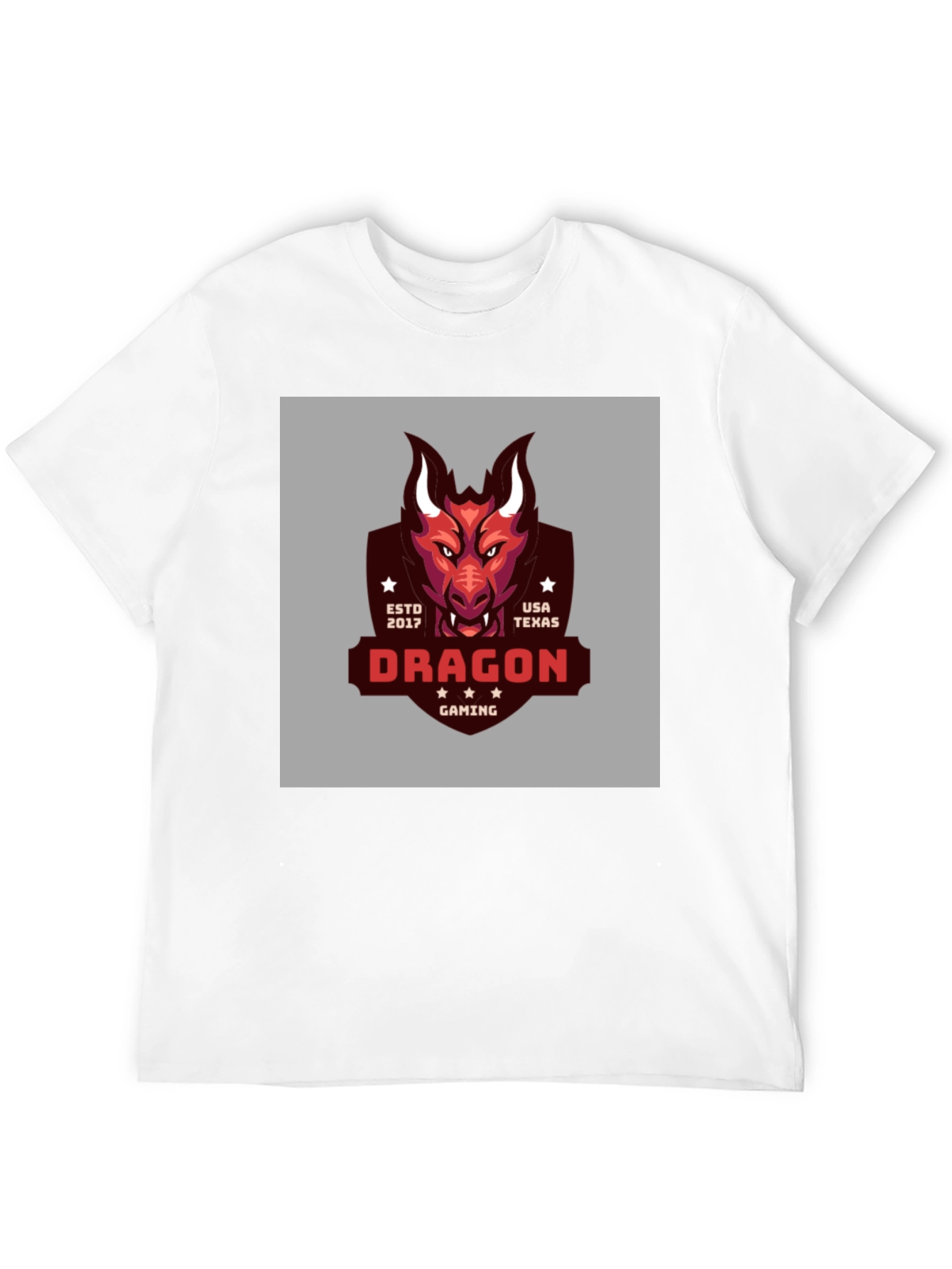 Dragon Gaming T-Shirt - Est 2017 USA Texas
