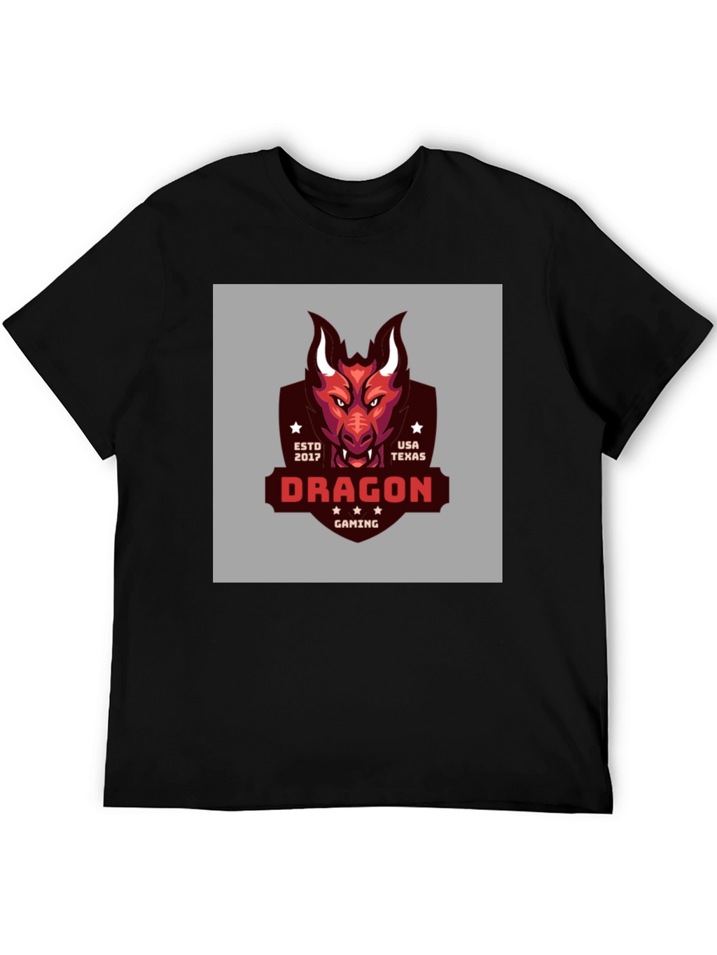 Dragon Gaming T-Shirt - Est 2017 USA Texas
