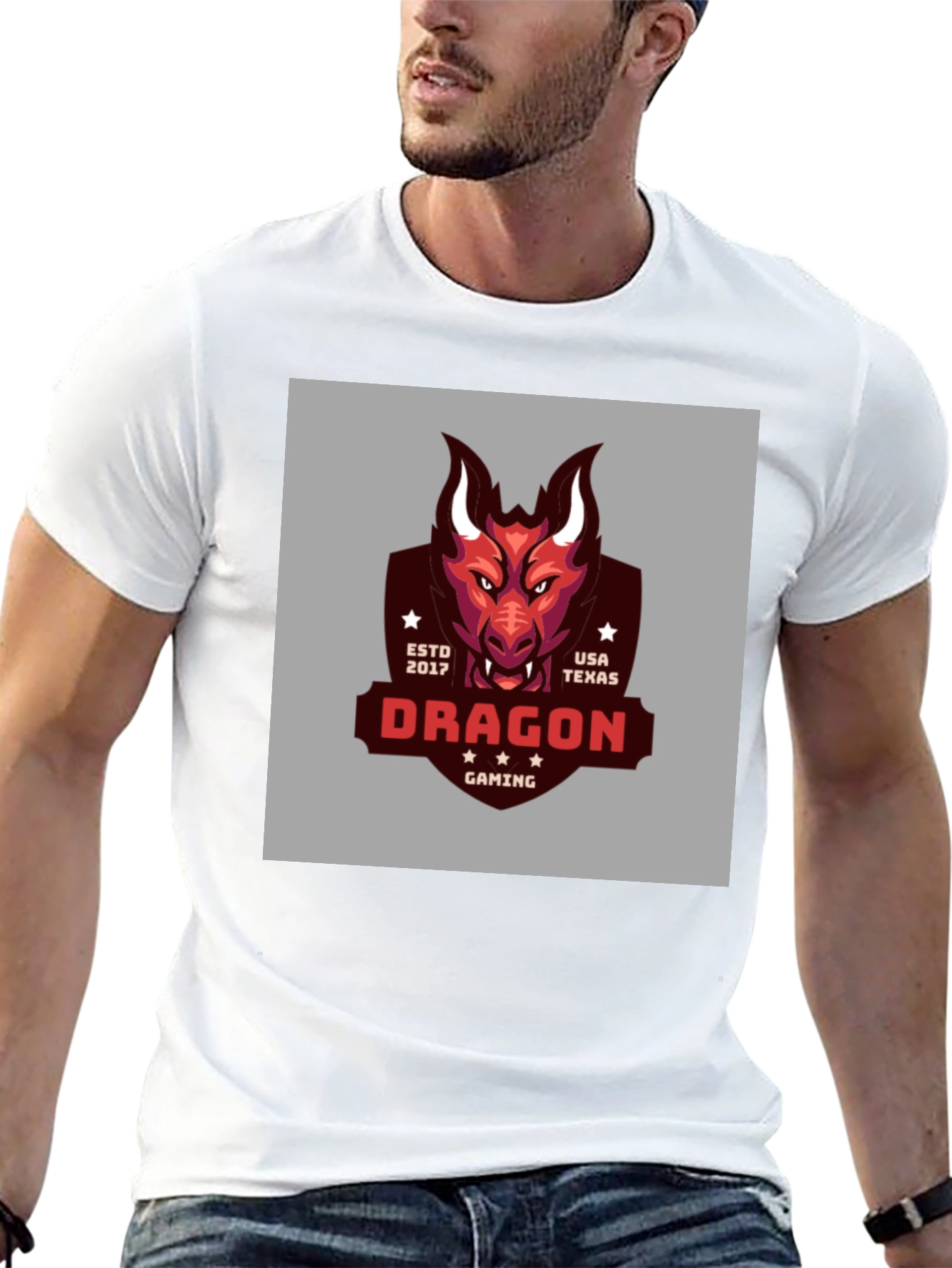 Dragon Gaming T-Shirt - Est 2017 USA Texas