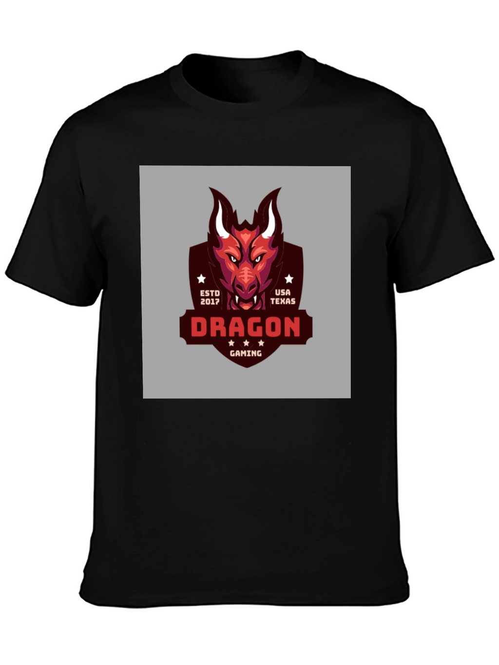 Dragon Gaming T-Shirt - Est 2017 USA Texas