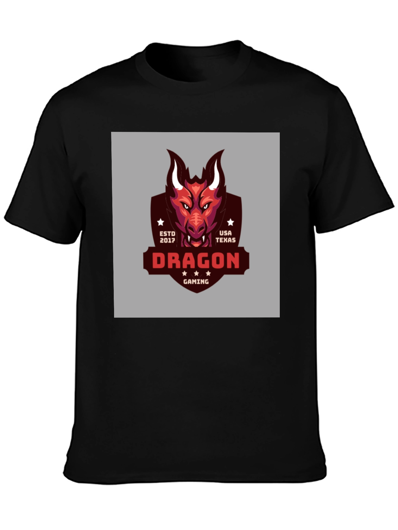 Dragon Gaming T-Shirt - Est 2017 USA Texas