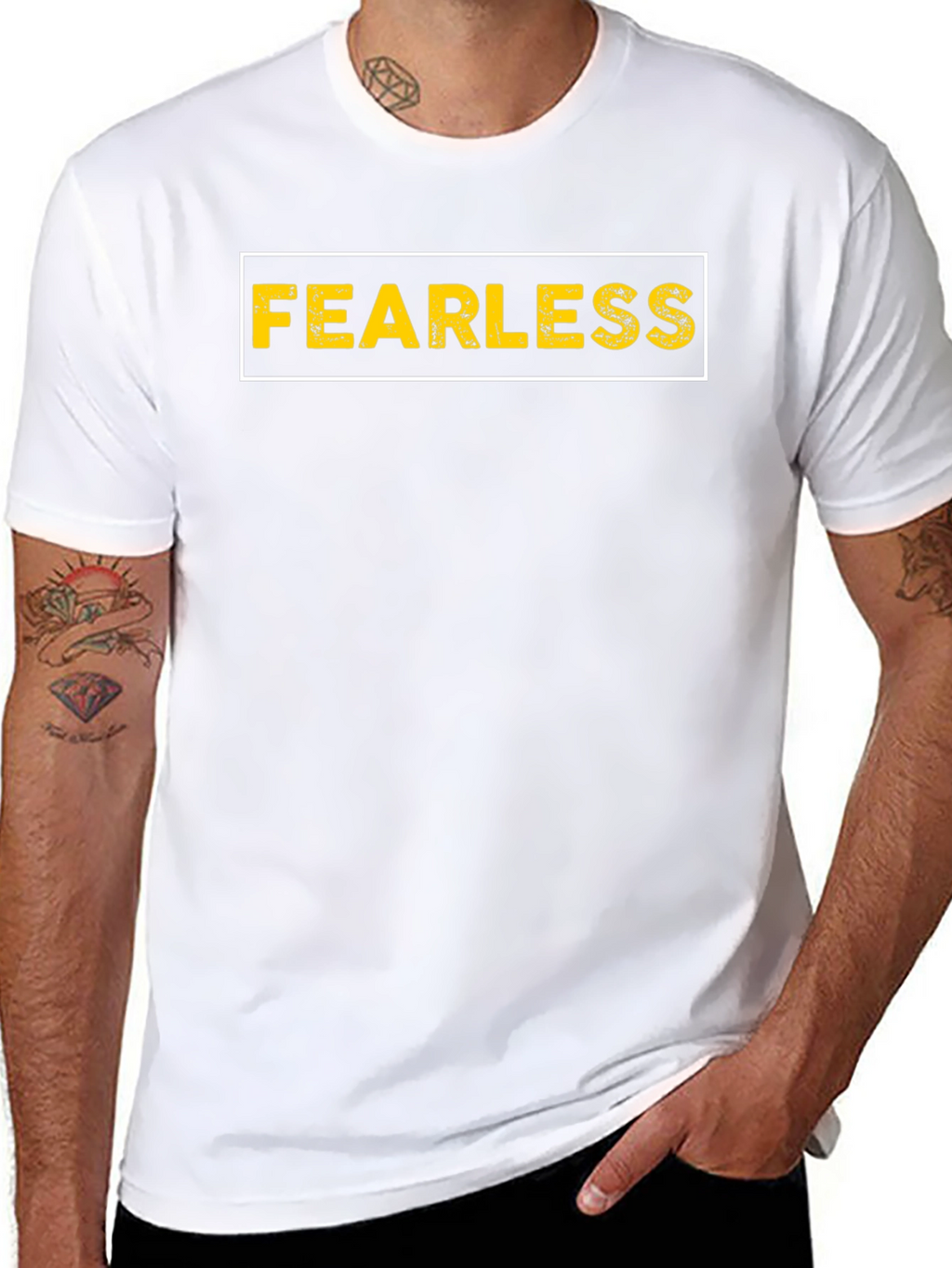 Fearless Graphic Tee - Mens Black T-Shirt