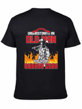 Old Man Bunker Gear Firefighter T-Shirt